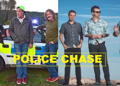 Top Gear vs Car Trek Police chase